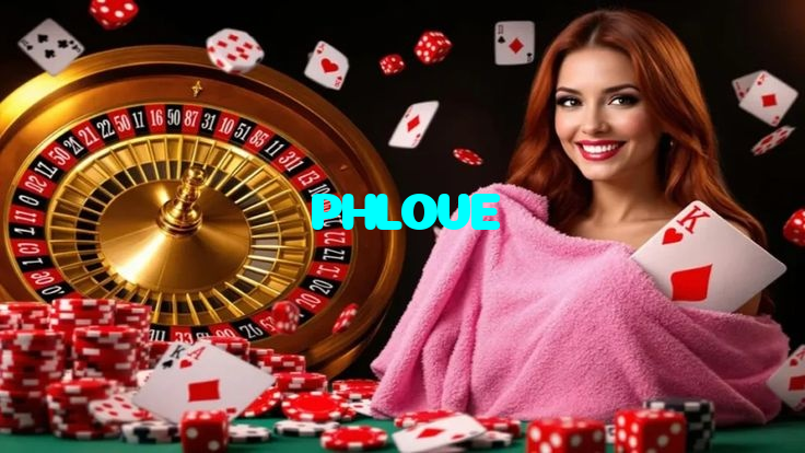 PHLOVE casino presented on mobile device in Pakistan with slots and live games