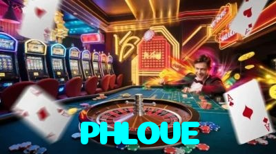 PHLOVE casino presented on mobile device in Pakistan with slots and live games